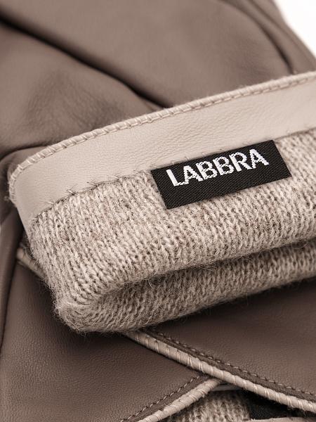 Перчатки жен п/ш LB-2407 black/grey beige Labbra, Артикул: LB-2407-65_01-00051 фото №1