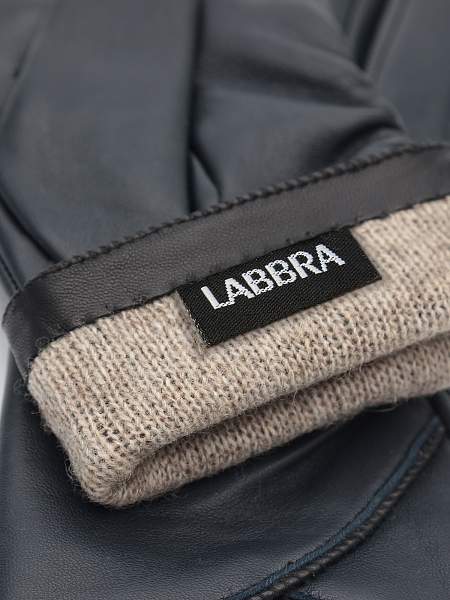 Перчатки жен п/ш LB-2407 black/grey beige Labbra, Артикул: LB-2407-85_01-00051 фото №1