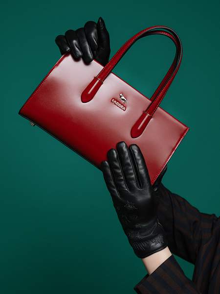 Перчатки жен п/ш LB-2464 black Labbra, Артикул: LB-2464-7_01-000510 фото №1