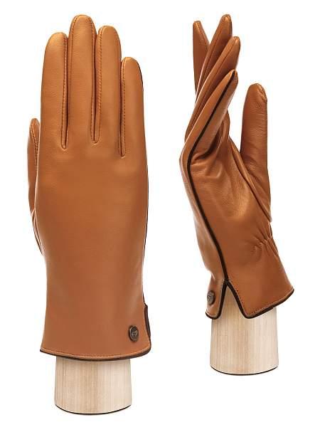 Перчатки жен п/ш LB-0209 sand/d.brown Labbra, Артикул: LB-0209-7_01-000511 фото №1