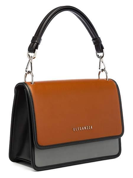 Сумка ELEGANZZA Z164-0503 grey/terracotta/black Eleganzza, Артикул: Z164-0503-01-00051529 фото №1