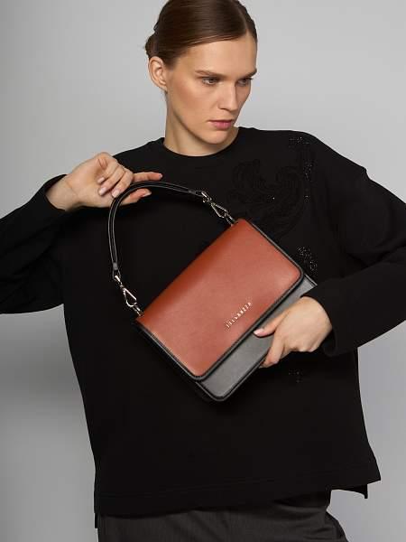 Сумка ELEGANZZA Z164-0503 grey/terracotta/black Eleganzza, Артикул: Z164-0503-01-00051529 фото №1