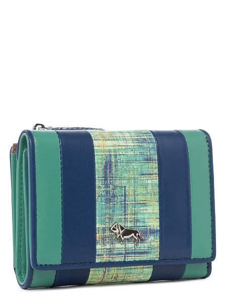 Кошелек Labbra L145-1194 multicolor-d.mint/d.blue Labbra, Артикул: L145-1194-01-00051881 фото №1