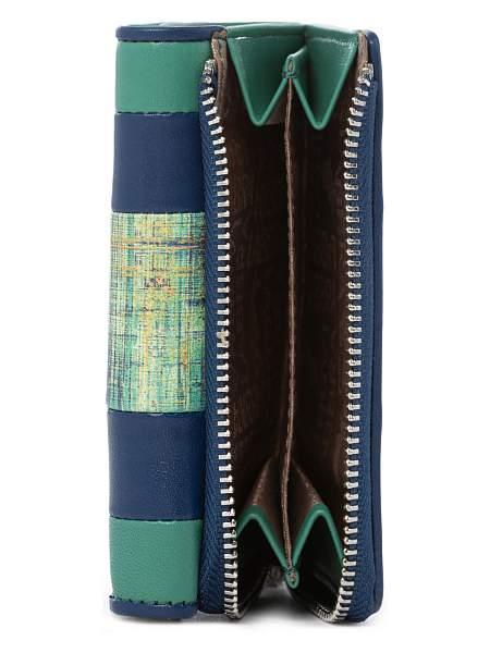 Кошелек Labbra L145-1194 multicolor-d.mint/d.blue Labbra, Артикул: L145-1194-01-00051881 фото №1