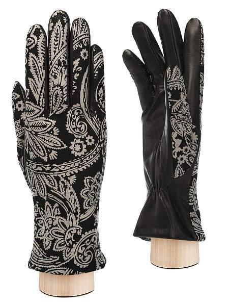 Перчатки женские ш+каш. IS00156 black/l.taupe Eleganzza, Артикул: IS00156-75_01-00052 фото №1