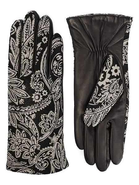 Перчатки женские ш+каш. IS00156 black/l.taupe Eleganzza, Артикул: IS00156-85_01-00052 фото №1