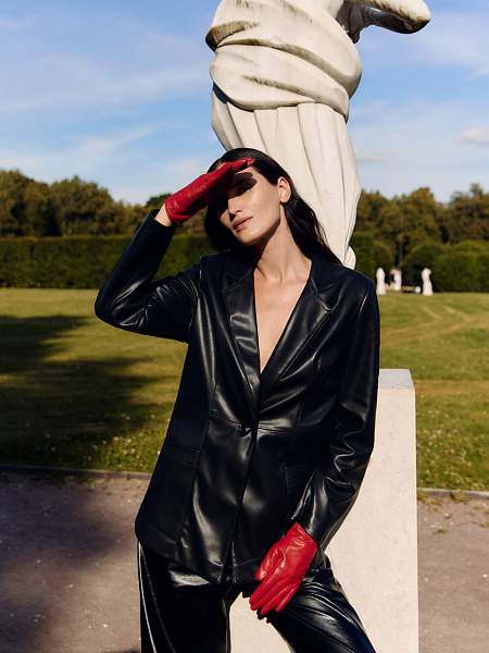 Перчатки женские ш/п IS01821 black Eleganzza, Артикул: IS01821-8_01-000521 фото №1