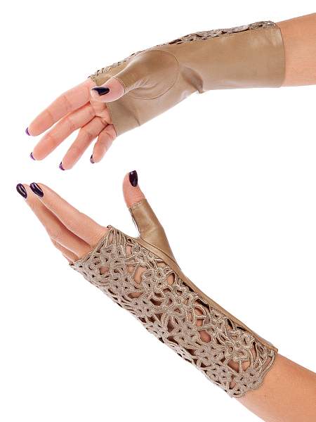 Перчатки женские ш/п F-0160 l.violet Eleganzza, Артикул: F-0160-65_01-00007 фото №1