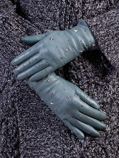 Перчатки женские ш+каш. IS01440 greengrey Eleganzza, Артикул: IS01440-65_01-00034 фото №1