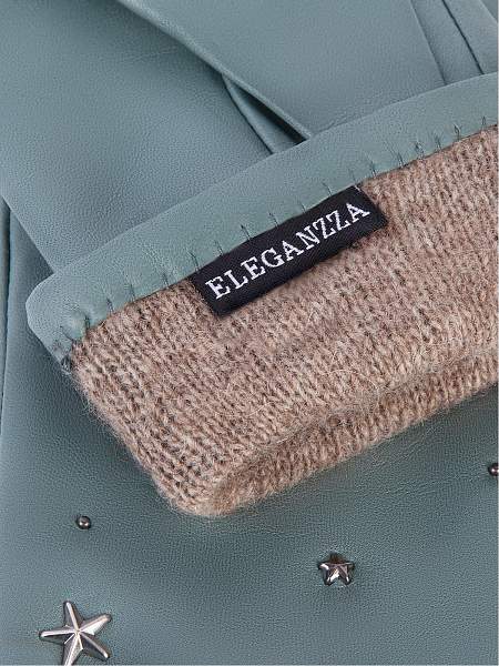 Перчатки женские ш+каш. IS01440 greengrey Eleganzza, Артикул: IS01440-65_01-00034 фото №1