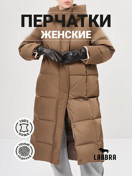 Перчатки жен п/ш LB-0204 d.brown Labbra, Артикул: LB-0204-7_01-000348 фото №1
