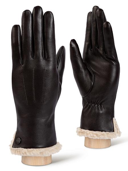 Перчатки жен п/ш LB-0204 d.brown Labbra, Артикул: LB-0204-7_01-000348 фото №1