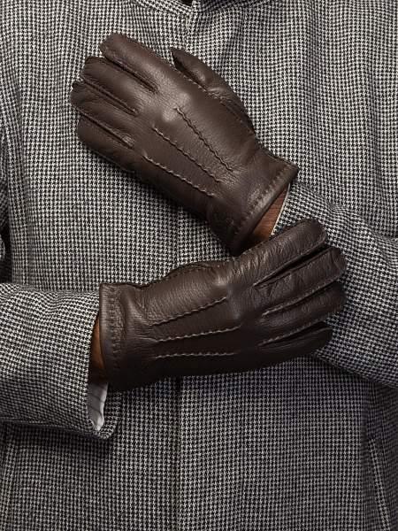 Перчатки мужские 100% ш HS626 d.brown Eleganzza, Артикул: HS626-8_01-000350 фото №1