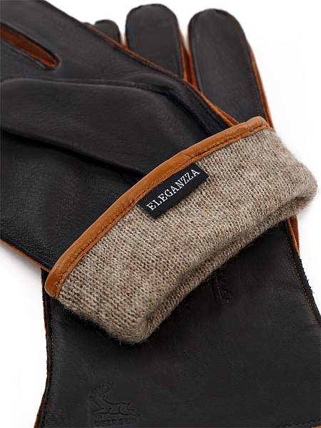 Перчатки мужские 100% ш HS790 black/d.blue Eleganzza, Артикул: HS790-95_01-00035 фото №1