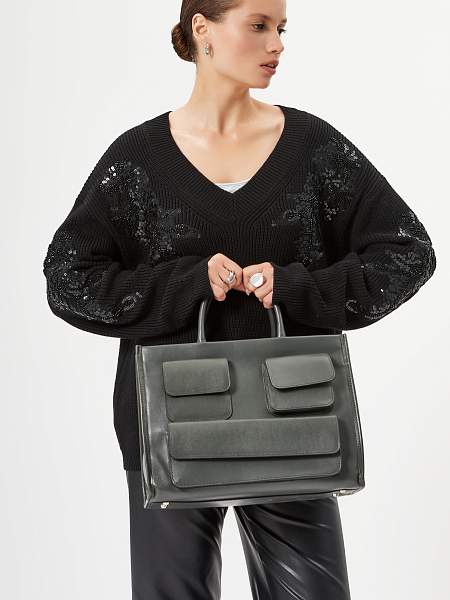 Сумка ELEGANZZA Z23-DB10967 d.green Eleganzza, Артикул: Z23-DB10967-01-00054616 фото №1