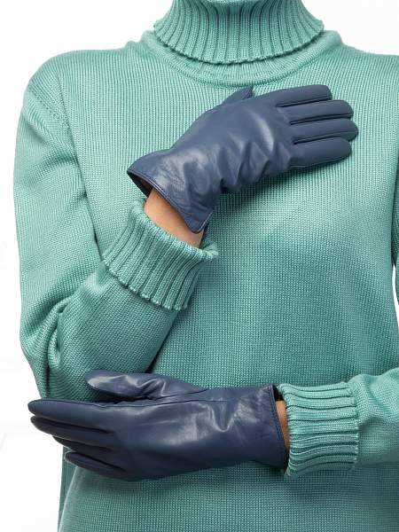 Перчатки жен п/ш LB-0190 d.blue Labbra, Артикул: LB-0190-65_01-00040 фото №1