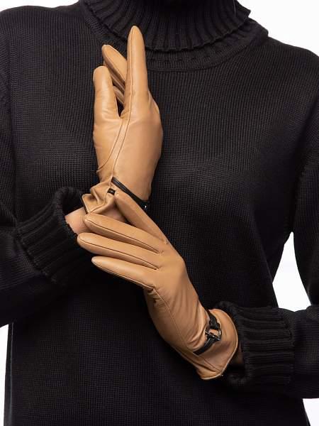 Перчатки женские ш+каш. IS01443 sand Eleganzza, Артикул: IS01443-75_01-00040 фото №1