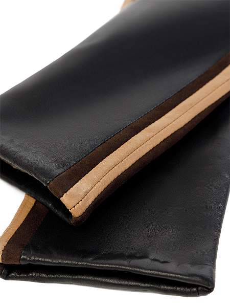 Перчатки женские ш+каш. IS01091 black/sand Eleganzza, Артикул: IS01091-65_01-00040 фото №1