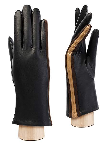 Перчатки женские ш+каш. IS01091 black/sand Eleganzza, Артикул: IS01091-75_01-00040 фото №1