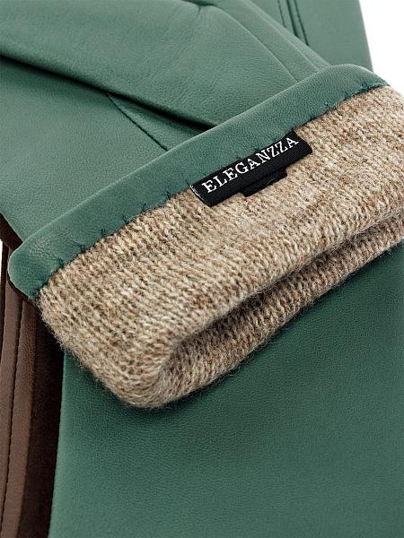 Перчатки женские ш+каш. IS01091 black/sand Eleganzza, Артикул: IS01091-75_01-00040 фото №1