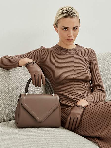 Перчатки женские ш+каш. IS00580 black Eleganzza, Артикул: IS00580-75_01-00040 фото №1