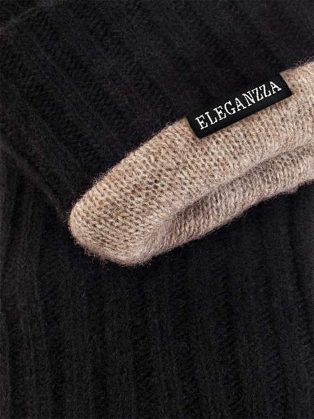 Перчатки женские ш+каш. IS01331 black Eleganzza, Артикул: IS01331-8_01-000404 фото №1