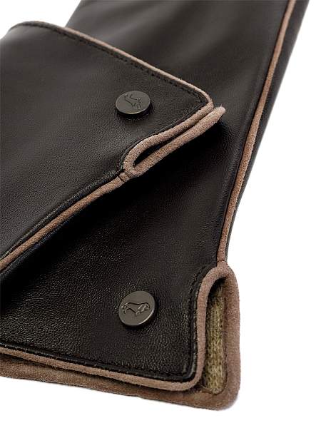 Перчатки жен п/ш LB-0209 black/d.violet Labbra, Артикул: LB-0209-75_01-00040 фото №1