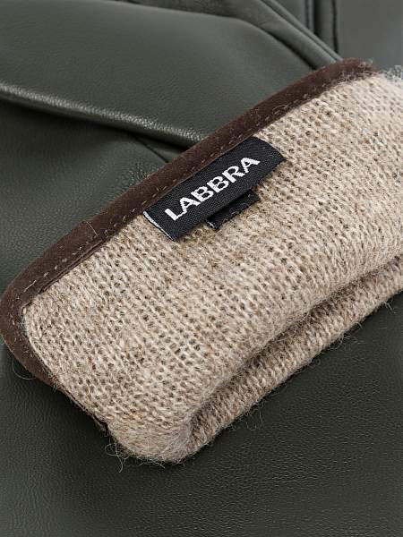 Перчатки жен п/ш LB-0209 black/d.violet Labbra, Артикул: LB-0209-8_01-000404 фото №1