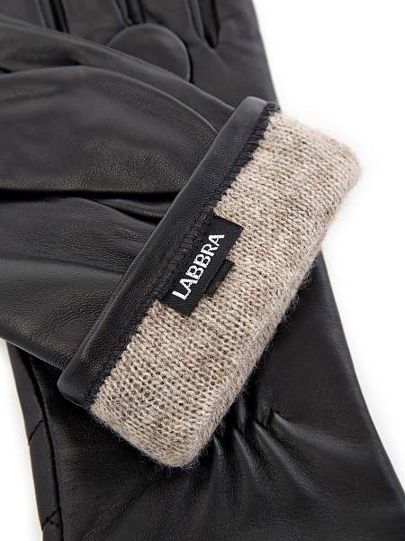 Перчатки жен п/ш LB-0318 black Labbra, Артикул: LB-0318-65_01-00040 фото №1