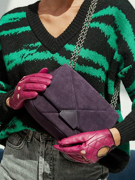 Перчатки женские ш/п IS081 black Eleganzza, Артикул: IS081-7_01-000406 фото №1