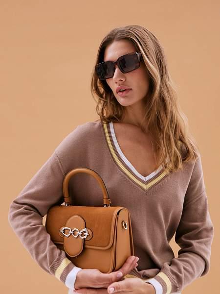 Сумка ELEGANZZA Z8422-2242 camel Eleganzza, Артикул: Z8422-2242-01-00042451 фото №1