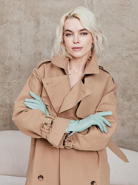 Перчатки жен ш/п LB-0190 grey-lavender Labbra, Артикул: LB-0190-65_01-00042 фото №1