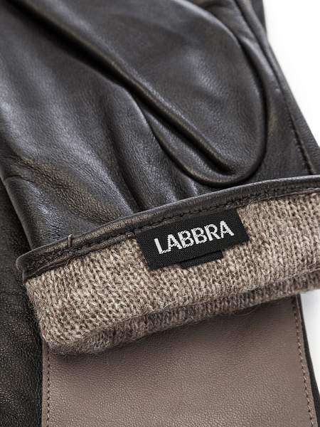 Перчатки жен п/ш LB-0641 black/d.grey Labbra, Артикул: LB-0641-65_01-00044 фото №1