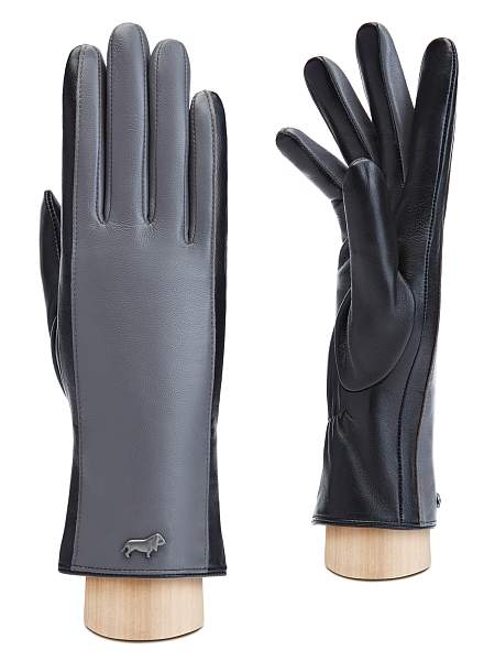 Перчатки жен п/ш LB-0641 black/d.grey Labbra, Артикул: LB-0641-75_01-00044 фото №1