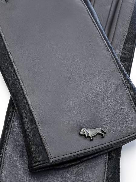 Перчатки жен п/ш LB-0641 black/d.grey Labbra, Артикул: LB-0641-75_01-00044 фото №1
