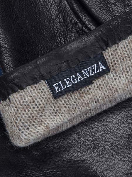 Перчатки женские ш+каш. IS01091 black/ocean Eleganzza, Артикул: IS01091-7_01-000452 фото №1