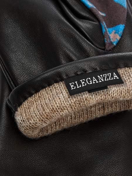 Перчатки женские ш+каш. IS00146 black/ocean Eleganzza, Артикул: IS00146-7_01-000453 фото №1