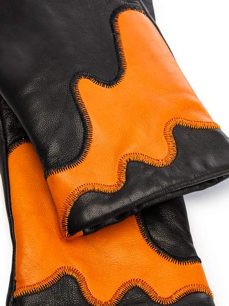 Перчатки женские ш+каш. IS01337 black/orange Eleganzza, Артикул: IS01337-75_01-00045 фото №1