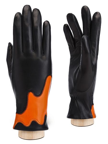 Перчатки женские ш+каш. IS01337 black/orange Eleganzza, Артикул: IS01337-8_01-000453 фото №1