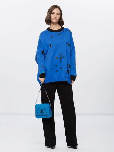 Сумка ELEGANZZA ZQ76-2252 bright blue/black Eleganzza, Артикул: ZQ76-2252-01-00045471 фото №1