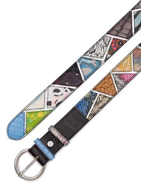 Ремень поясной Z-UNP02 multicolor-black Eleganzza, Артикул: Z-UNP02-90_01-00037 фото №1