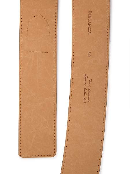 Ремень поясной ELEGANZZA Z-PL18 d.brown 70 Eleganzza, Артикул: Z-PL18-01-00036535 фото №1