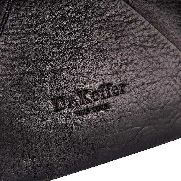 Черная поясная сумка из натуральной кожи Dr. Koffer Dr.Koffer, Артикул: M402860-248-04 фото №1