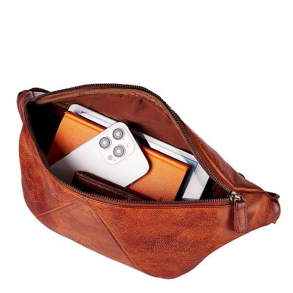 Коричневая поясная сумка из натуральной кожи Dr. Koffer Dr.Koffer, Артикул: M402860-248-05 фото №1