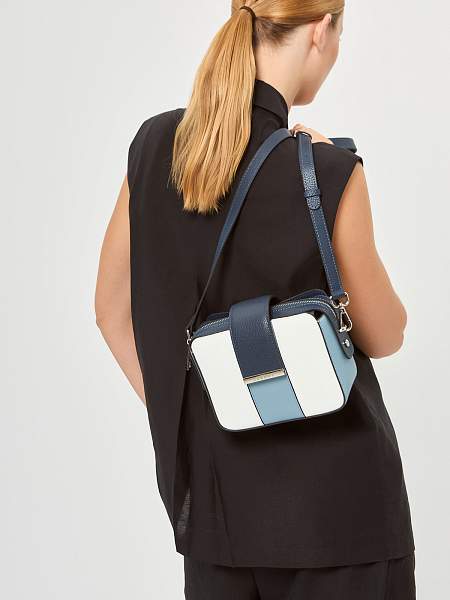 Сумка Labbra L-15329 white/skyblue/d.blue Labbra, Артикул: L-15329-01-00033206 фото №1