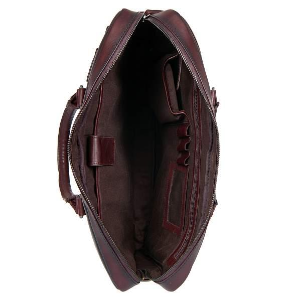 Бизнес-сумка тёмно-коричневый Miguel Bellido 8105 02 brown Miguel Bellido, Артикул: 8105 02 brown фото №1