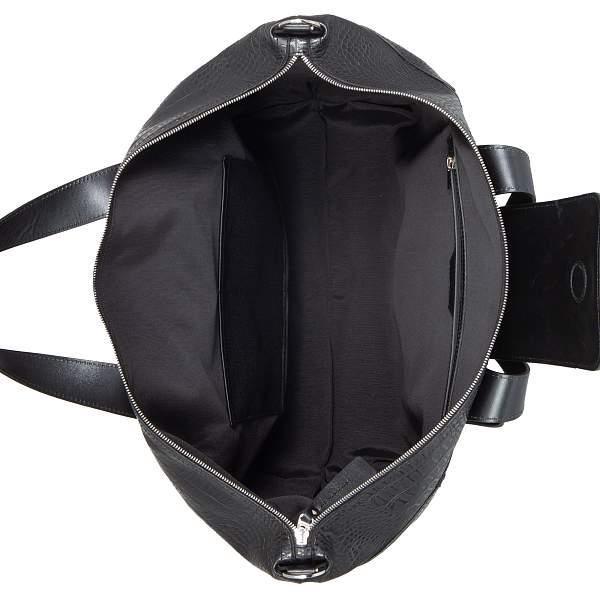 Дорожная сумка Conti UOMO черный Conti Uomo 8024 black crocco Conti Uomo, Артикул: 8024 black crocco фото №1