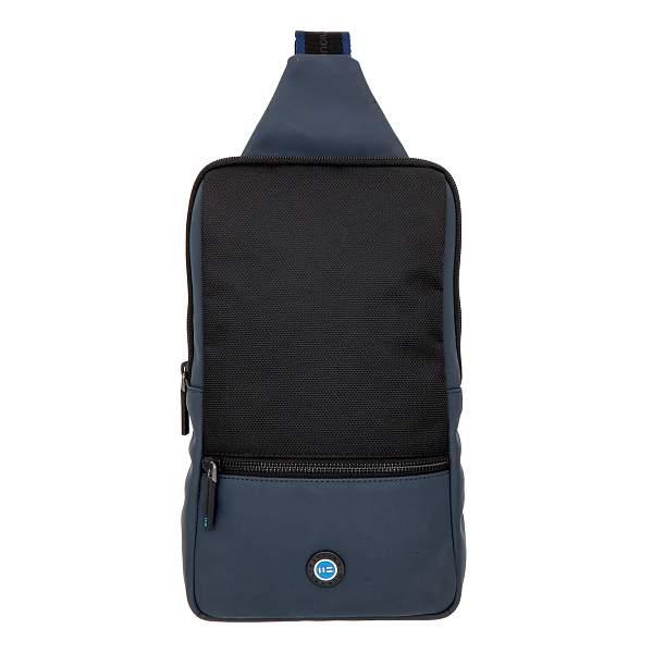 Сумка слинг чёрный-синий Miguel Bellido 7902 01 black Miguel Bellido, Артикул: 7902 01 black фото №1