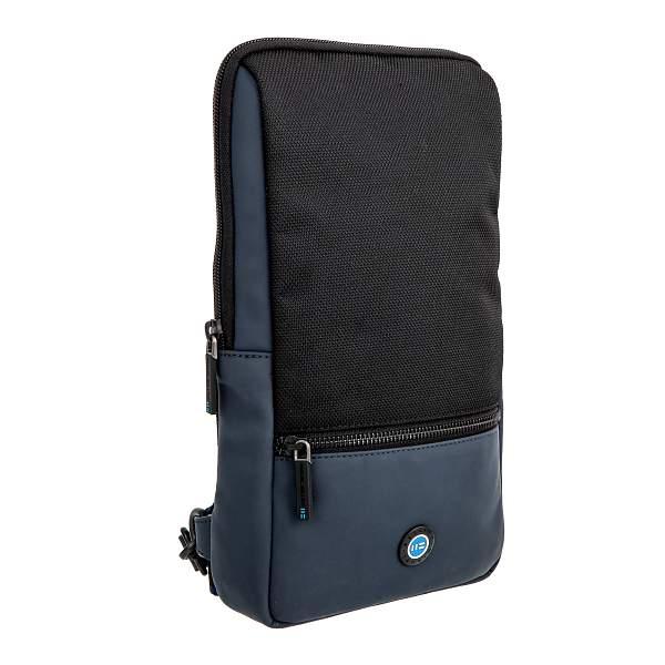 Сумка слинг чёрный-синий Miguel Bellido 7902 01 black Miguel Bellido, Артикул: 7902 01 black фото №1