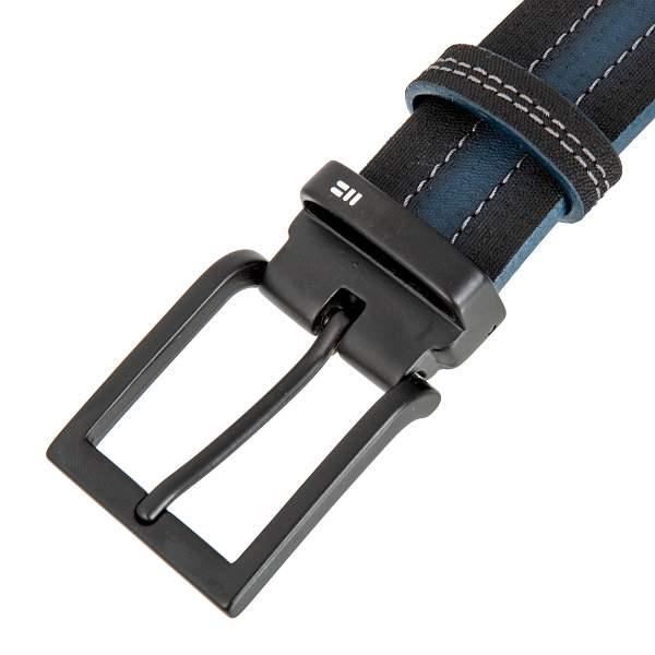 Ремень чёрный-синий Miguel Bellido 4050/35 22 black 01 Miguel Bellido, Артикул: 4050/35 22 black 01 фото №1